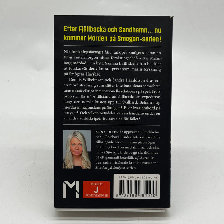Anna Ihréns Deckare Isfiskaren i Mkt Gott Skick