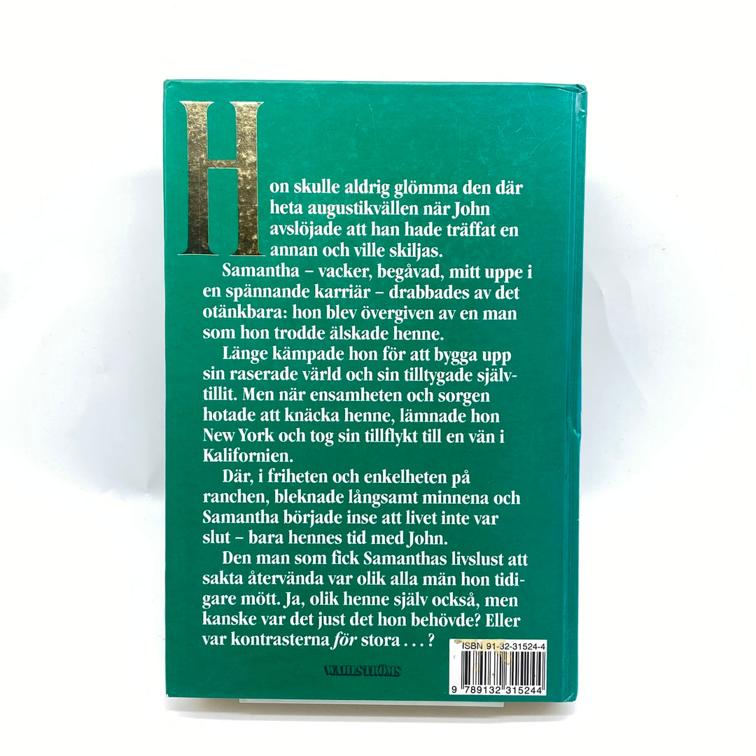 Klassisk Danielle Steel roman turkost omslag