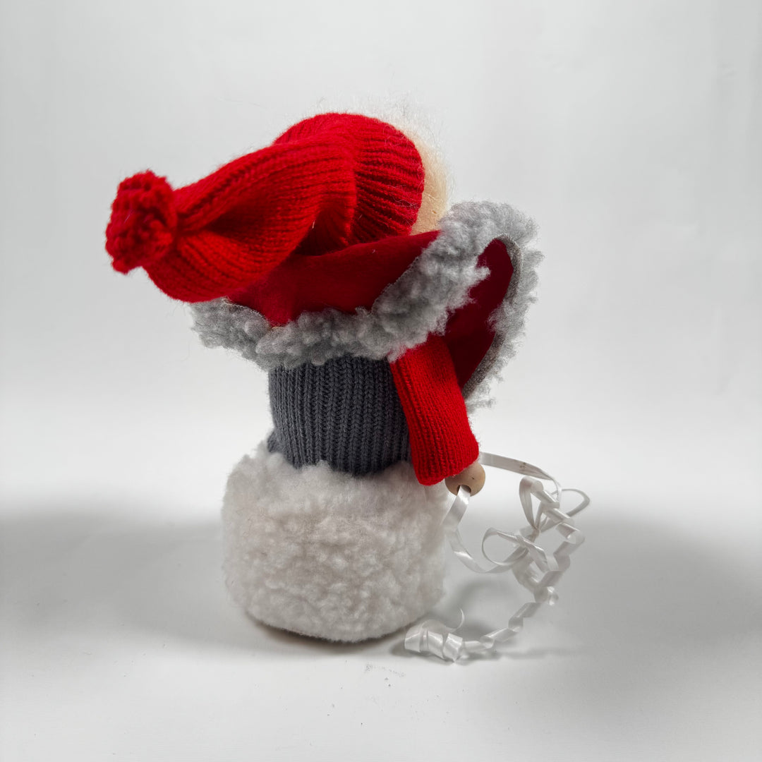 Retro handgjord tomte i ull från Ljungströms