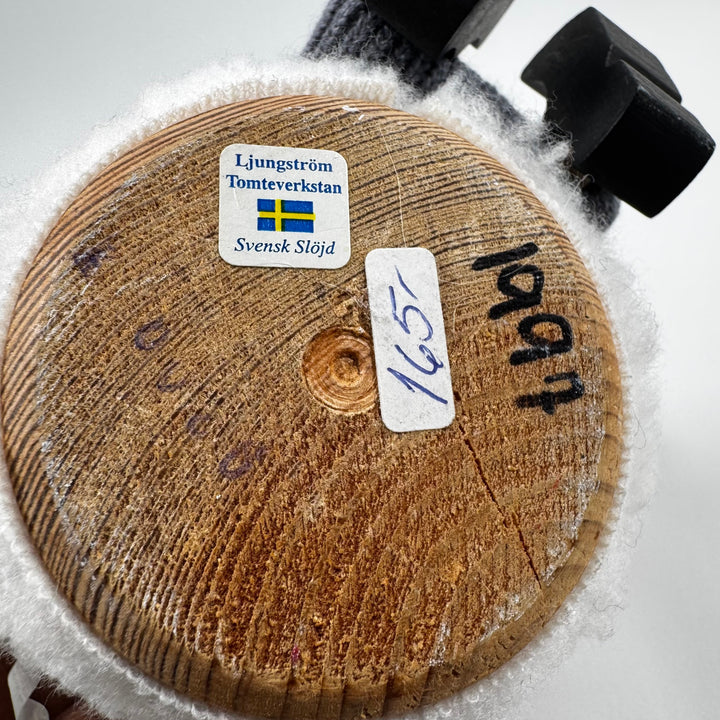 Retro handgjord tomte i ull från Ljungströms