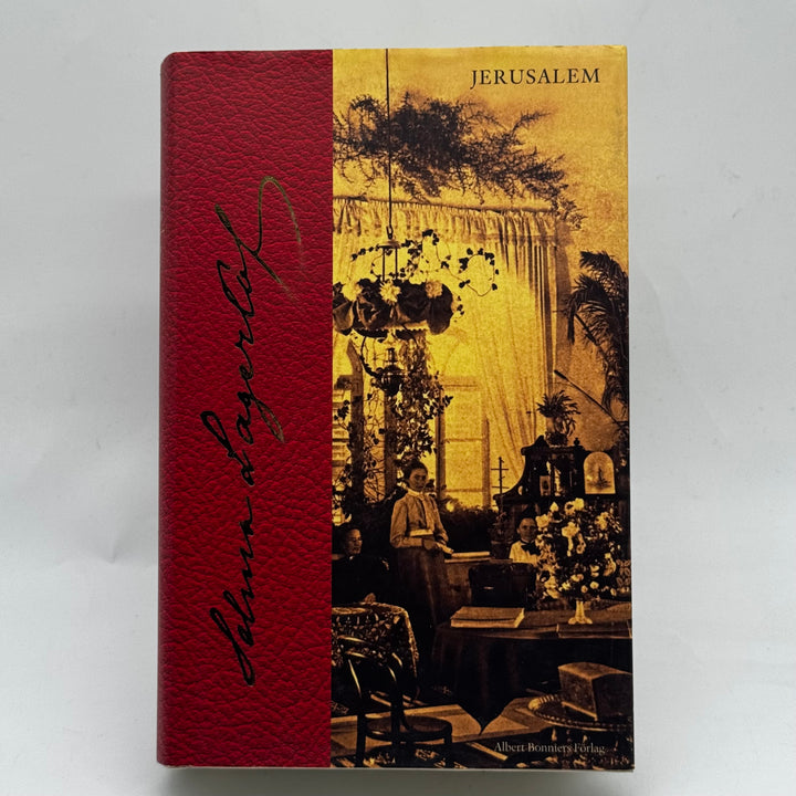 Selma Lagerlöfs Jerusalem Retro Röd Konstläderbok