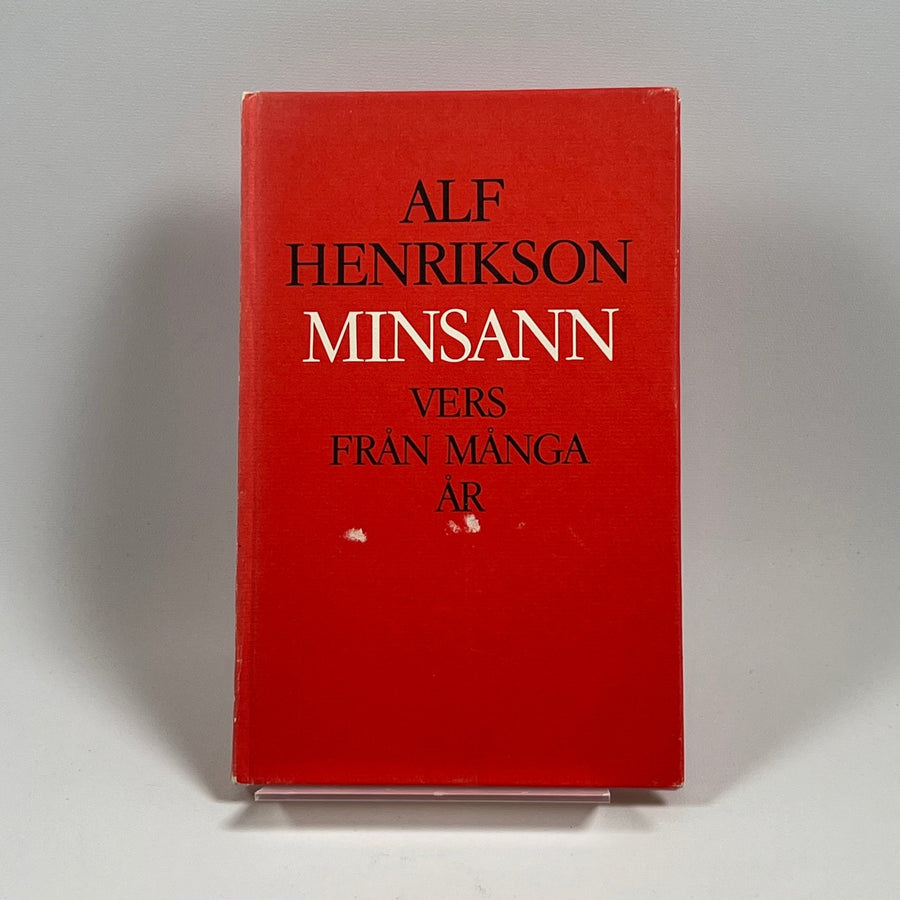 Poesibok av Alf Henrikson, "Minsann" - Homy Secondhand Online