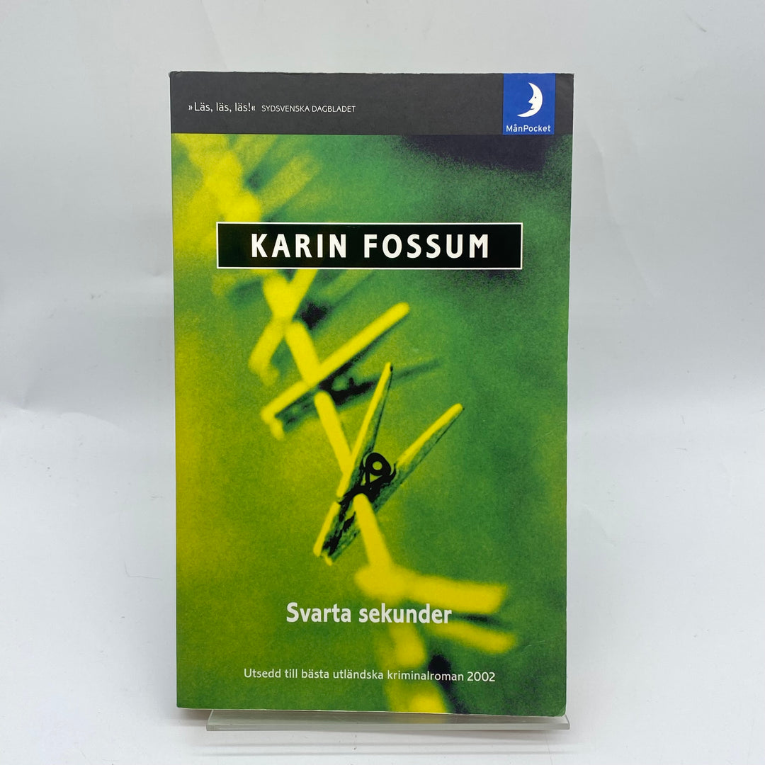 Kriminalroman Svarta Sekunder av Karin Fossum