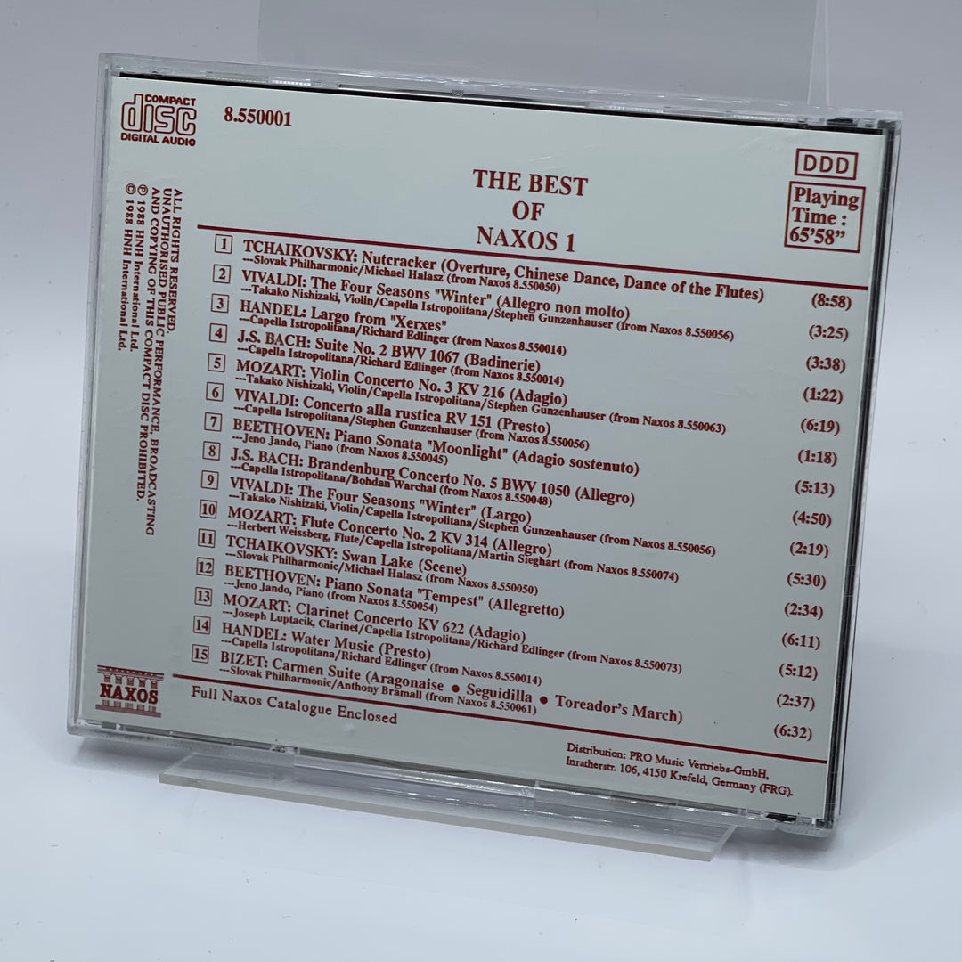 Naxos klassisk CD med Tchaikovsky och Mozart