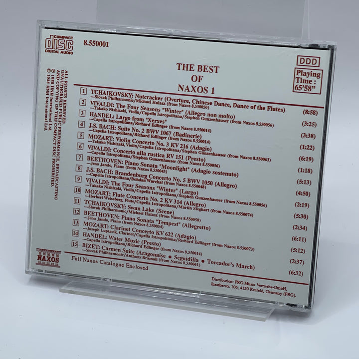 Naxos klassisk CD med Tchaikovsky och Mozart
