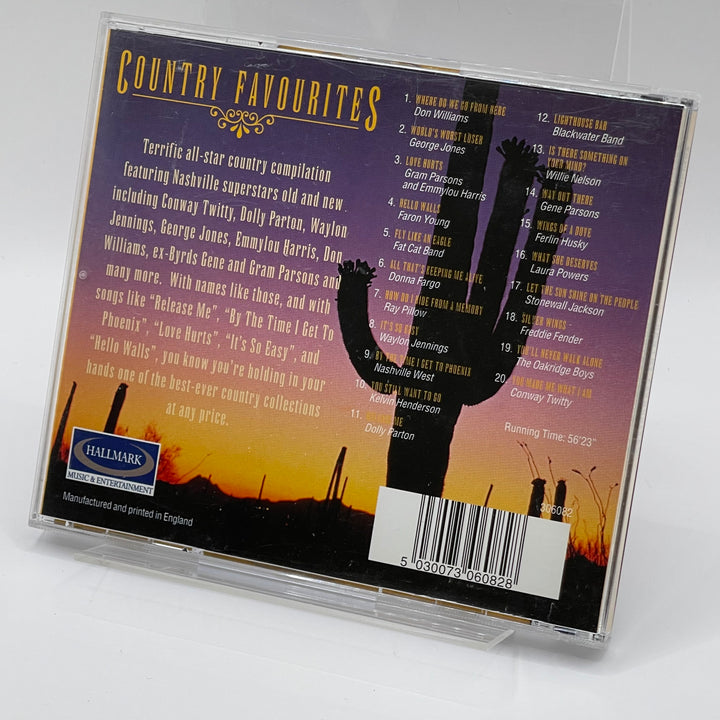 Country Favourites CD med Ikoniska Hits Retro