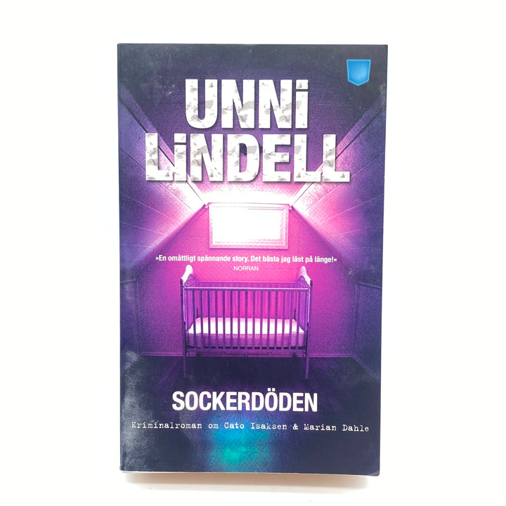 Unni Lindells kriminalroman Sockerdöden beg pocketbok
