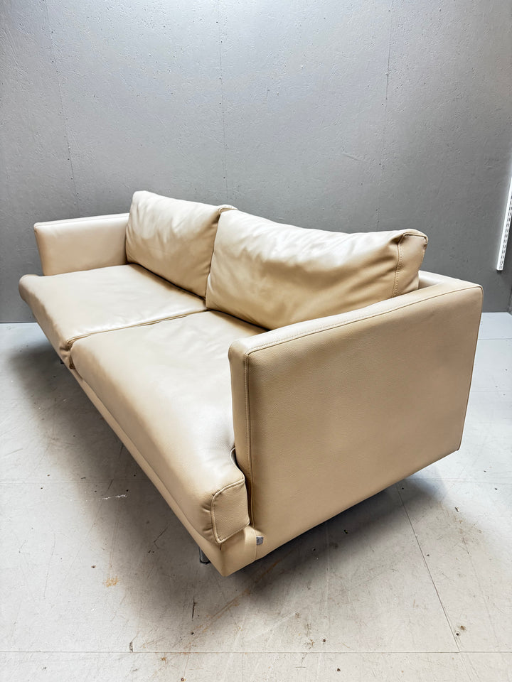 Elegant 3-sits lädersoffa från Jotex