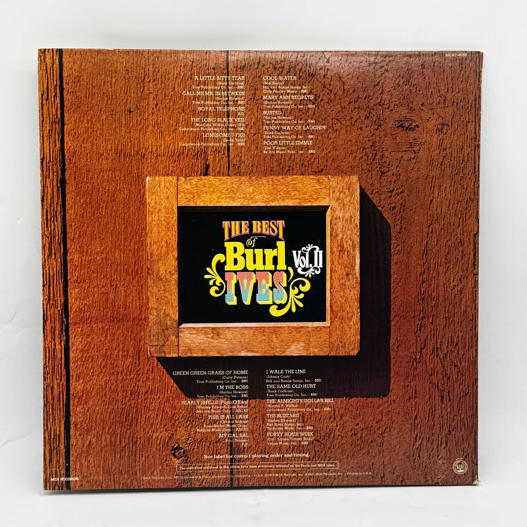 Burl Ives Vol II Vinyl Retro LP