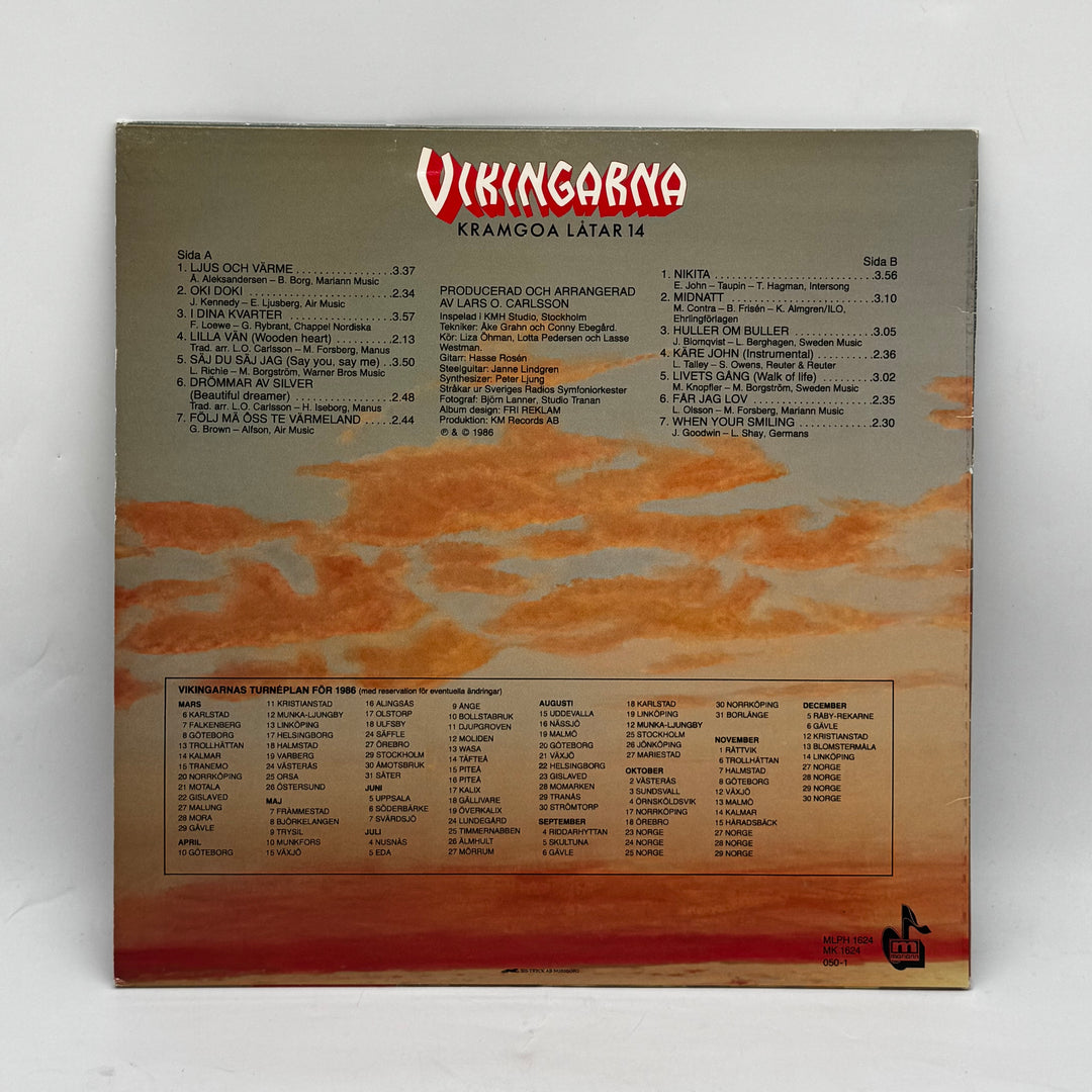 Vikingarna Kramgoa Låtar 14 Retro Vinyl LP