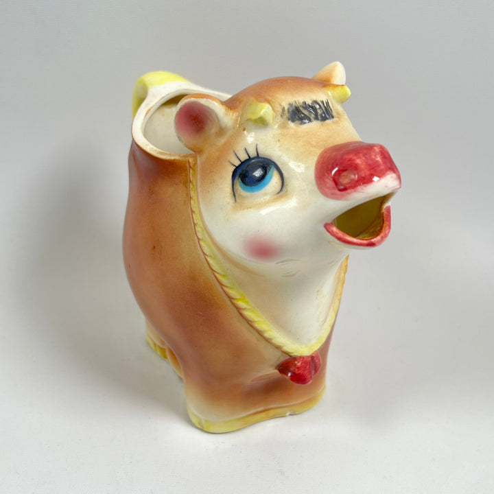 Charmig Vintage Keramisk Griskanna i Pastellfärger - Homy Secondhand Online