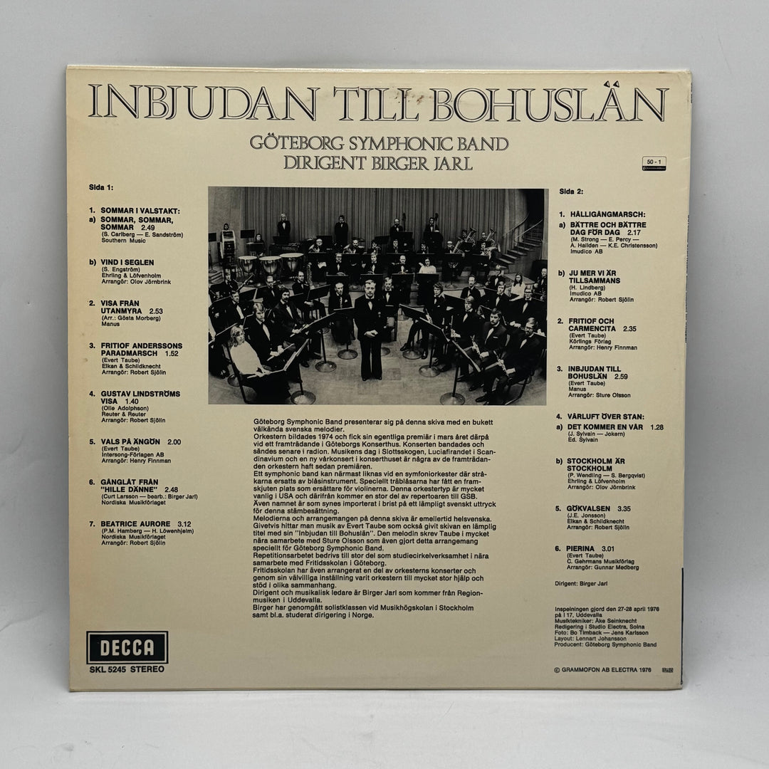 Unik retrovinyl: Inbjudan till Bohuslän 12"