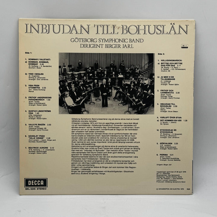 Unik retrovinyl: Inbjudan till Bohuslän 12"