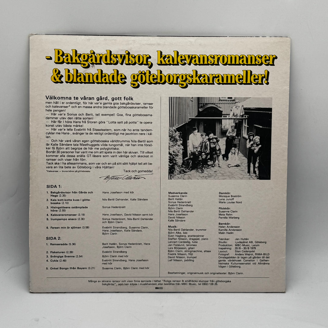 Retro Vinylskiva 12" Göteborgskarameller MBC Musik