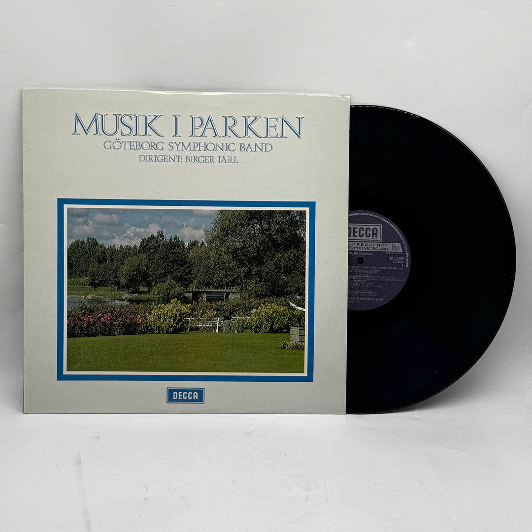 Klassisk vinyl "Musik i Parken" Retro 12 tum