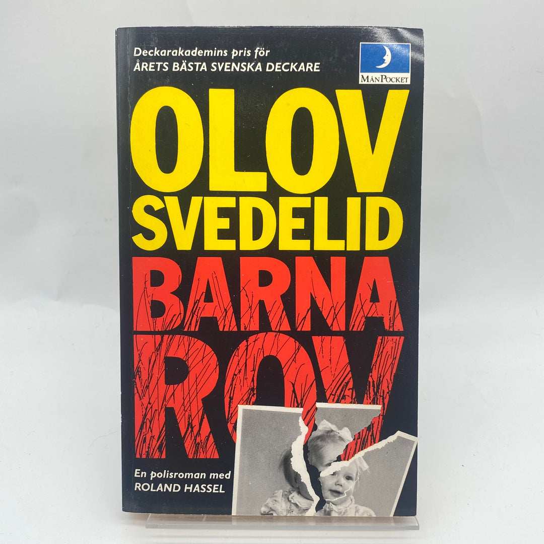 Svensk kriminalroman Barnarov av Olov Svedelid