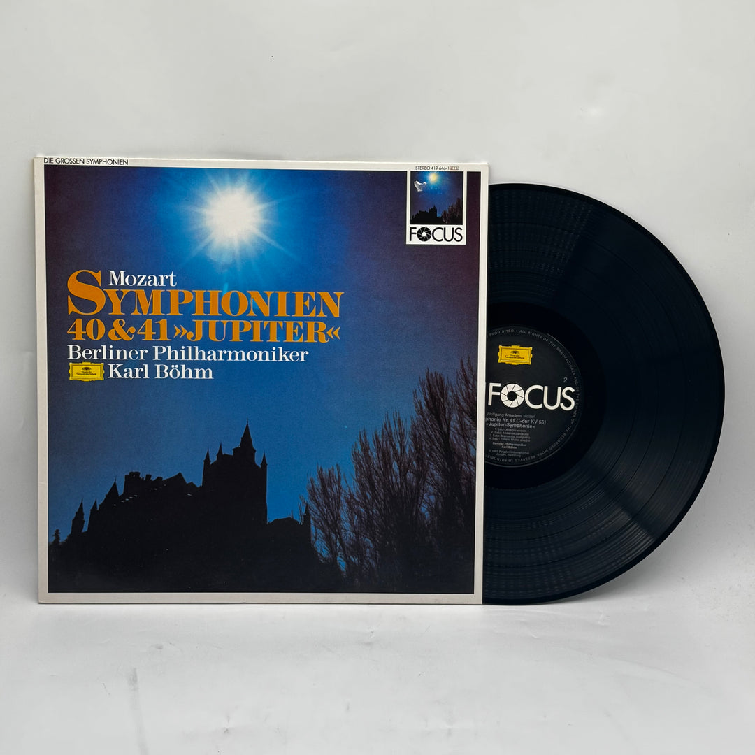 Mozart Vinylskiva Symphonien 40 & 41 Retro