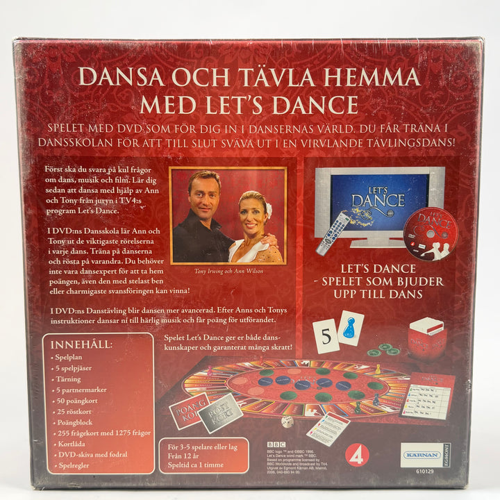 Lets Dance fråge och dansspel DVD oanvänt