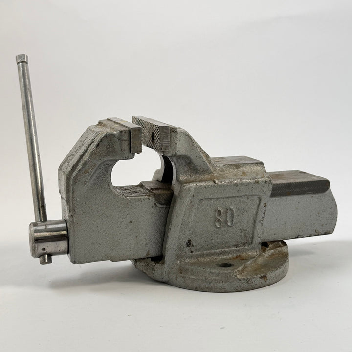 Retro bänkskruvstycke i metall 80 mm