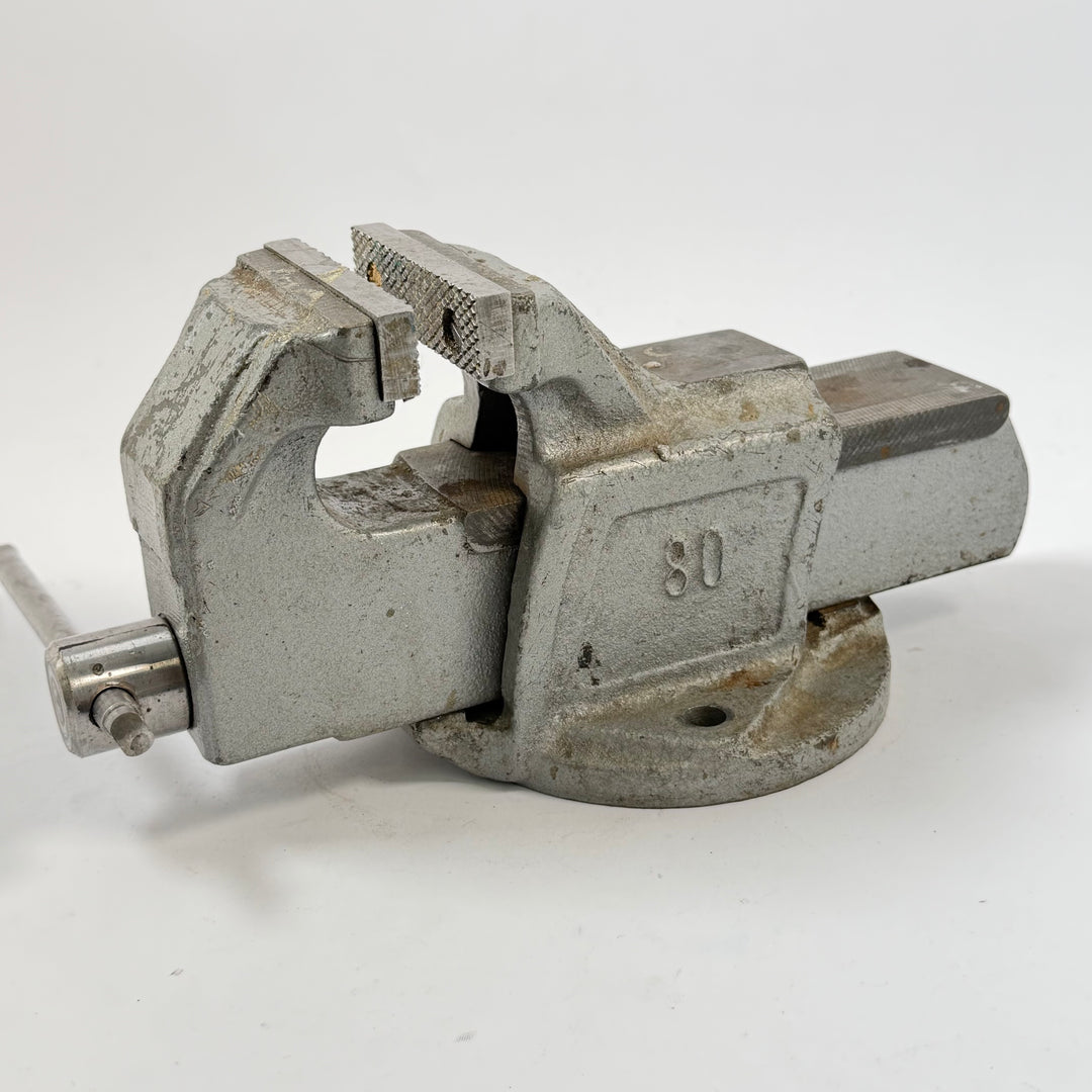 Retro bänkskruvstycke i metall 80 mm