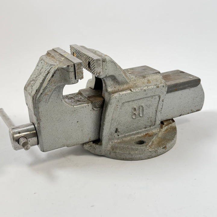 Retro bänkskruvstycke i metall 80 mm