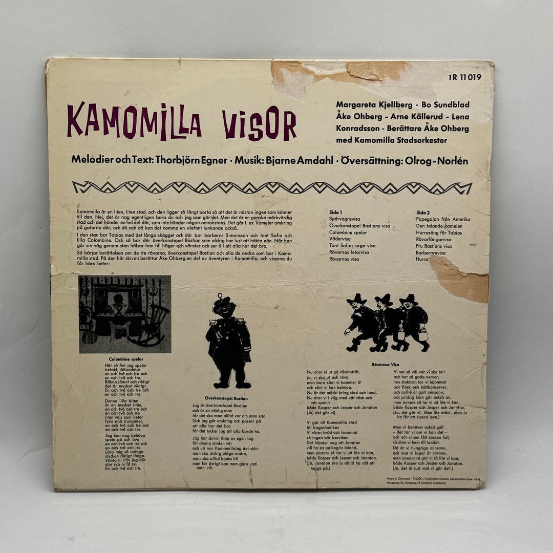 Retro Vinylskiva Kamomilla Visor Telestar