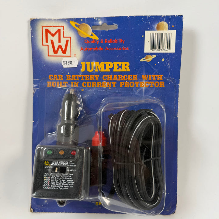 Retro bilbatteriladdare och starthjälp MW Jumper