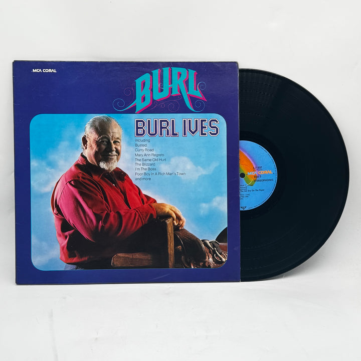 Klassisk Burl Ives retro vinylskiva