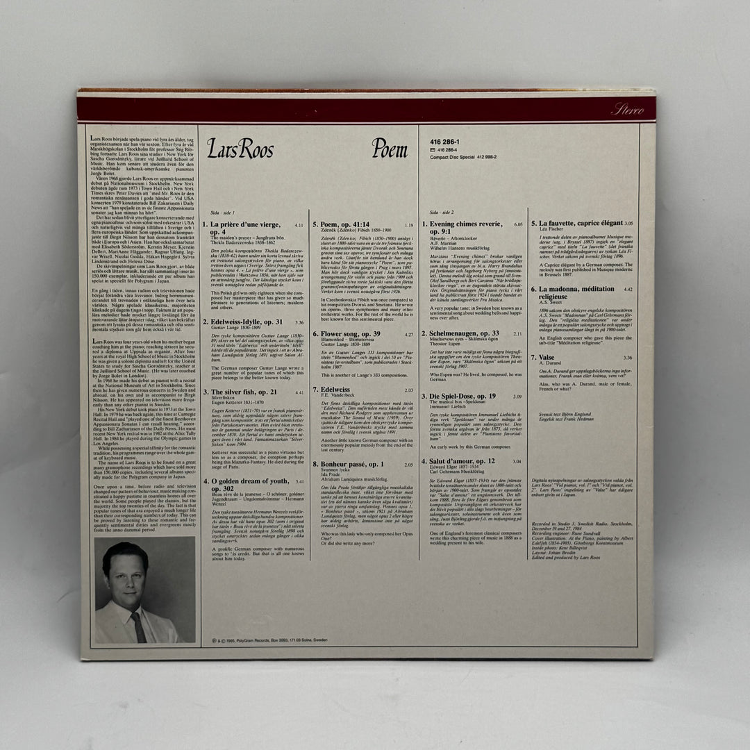 Lars Roos Poem Retro LP-skiva Philips