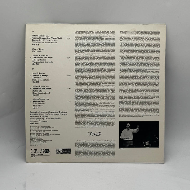 Strauss Family Waltzes Vol. 2 LP Retro Vintage