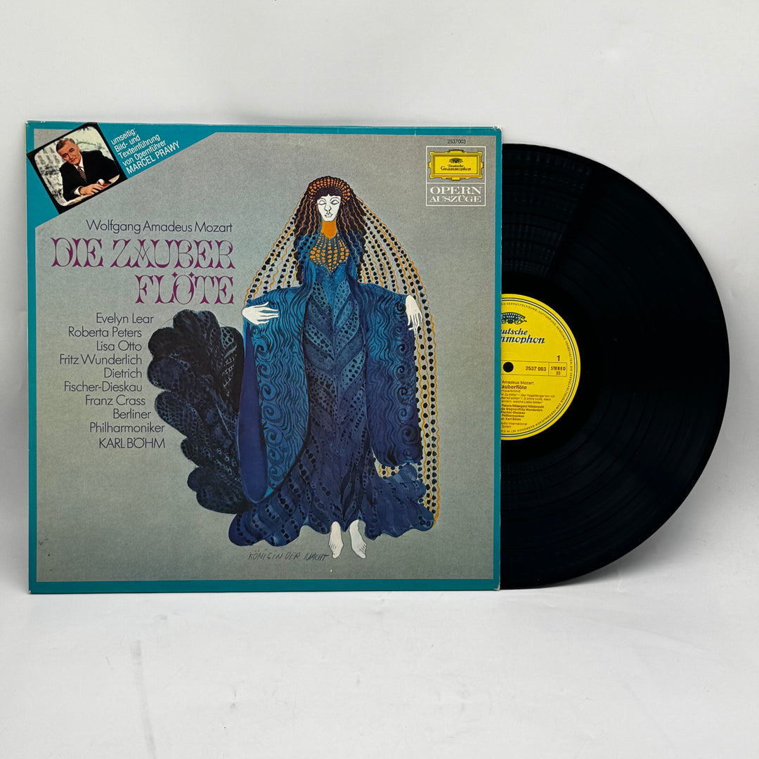 LP-skiva Mozart Die Zauberflöte Retro Vinyl