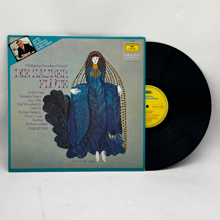 LP-skiva Mozart Die Zauberflöte Retro Vinyl