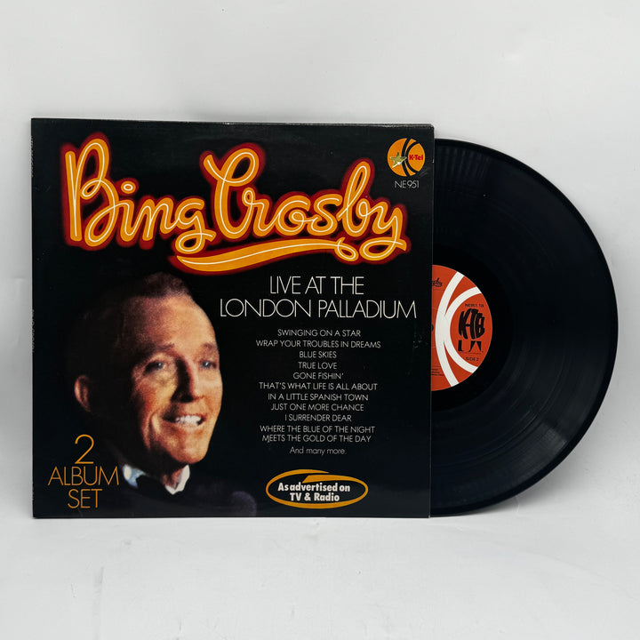 Bing Crosby retro dubbel-LP vinyl mycket gott skick