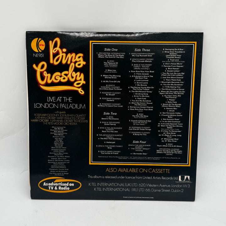 Bing Crosby retro dubbel-LP vinyl mycket gott skick