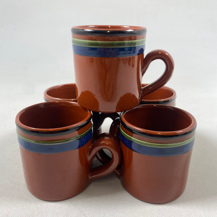 Nittsjö Sweden – Set med 5 vintage kaffekoppar