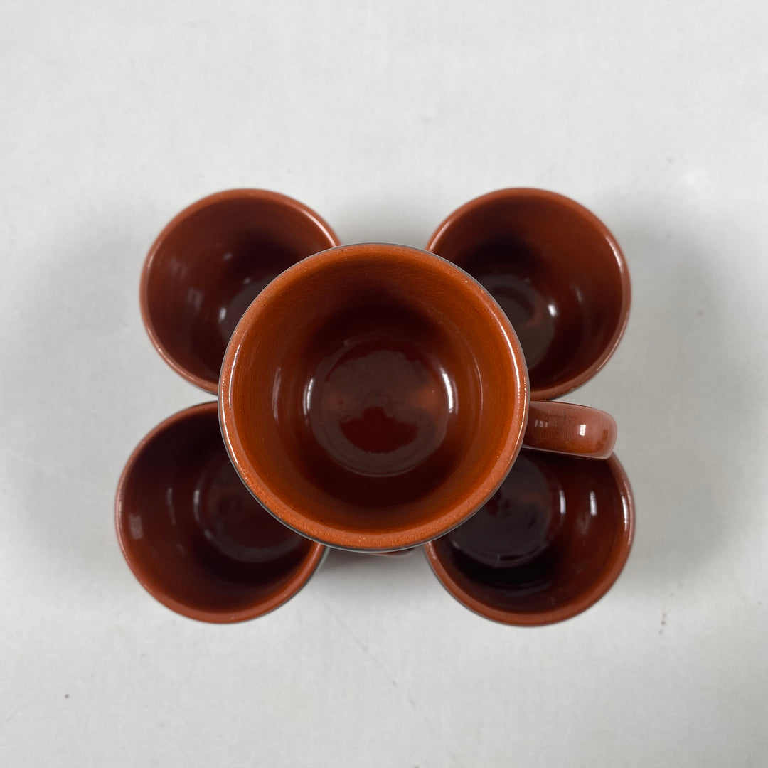 Nittsjö Sweden – Set med 5 vintage kaffekoppar