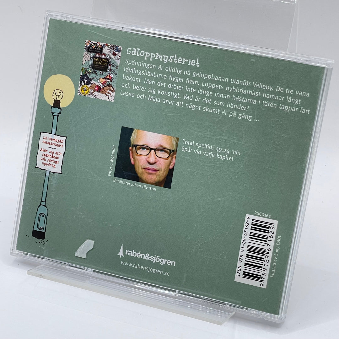 LasseMajas Detektivbyrås ljudbok Galoppmysteriet begagnad