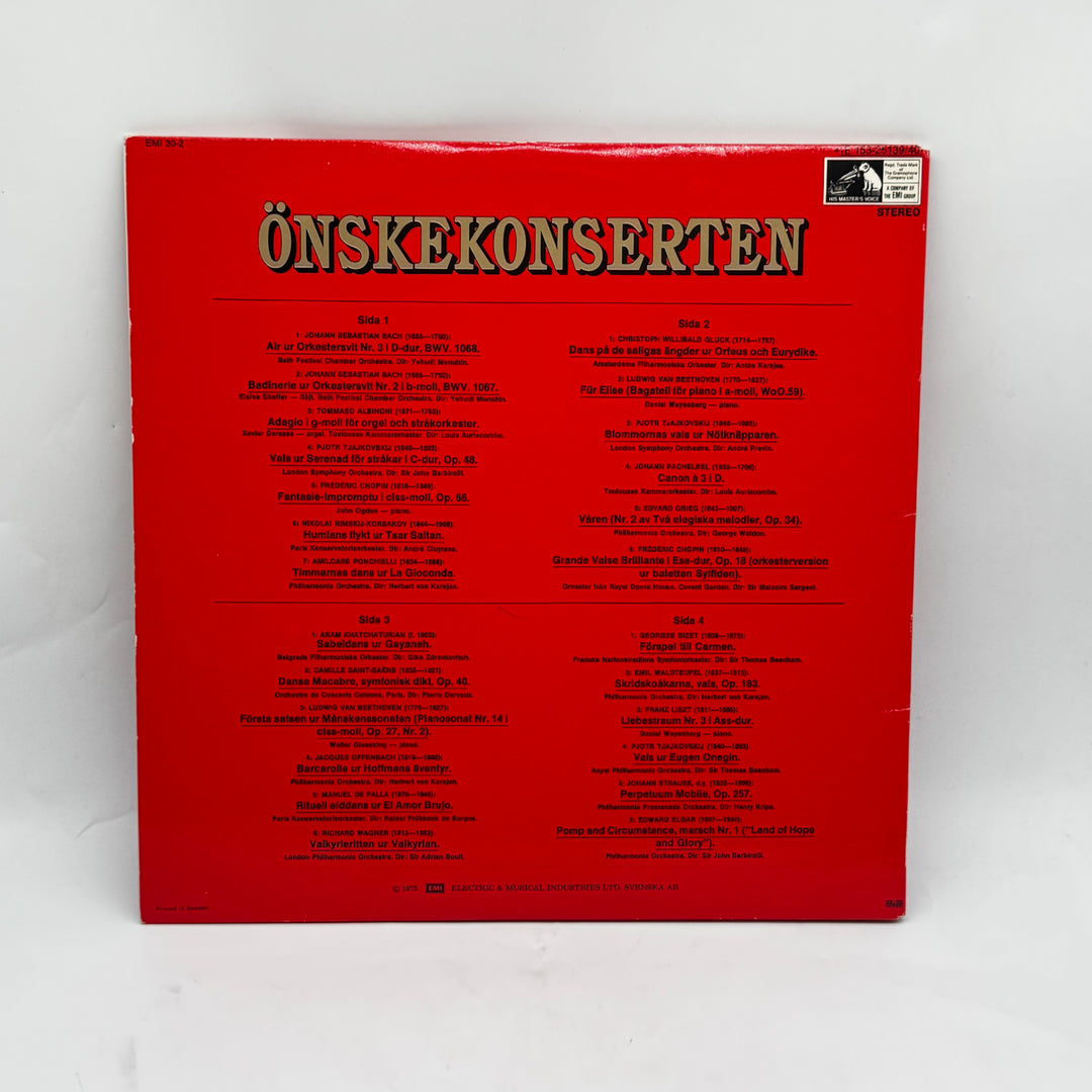 Retro EMI Vinylskiva Klassiska Stycken