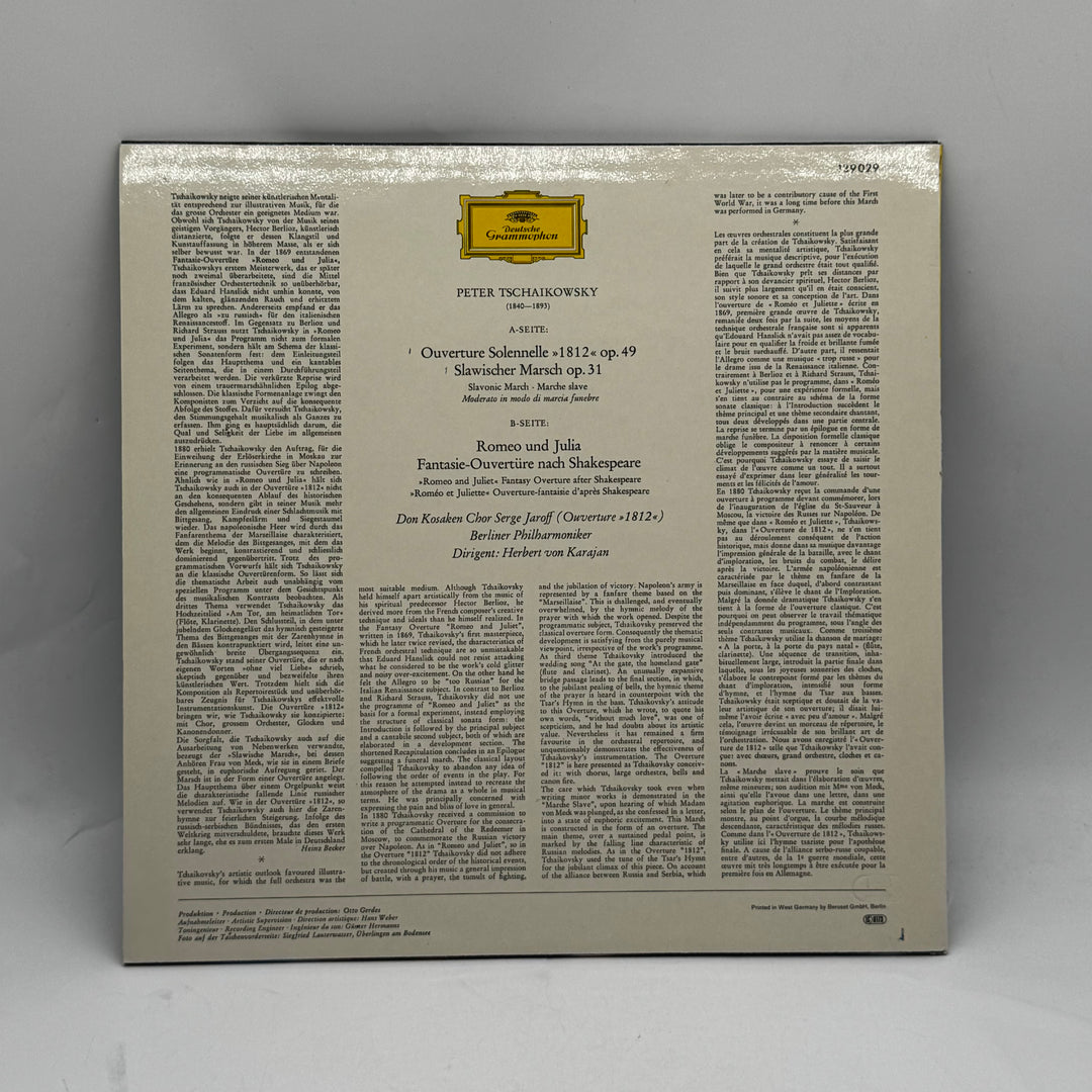 Klassisk Tchaikovsky Vinyl Retro Deutsche Grammophon