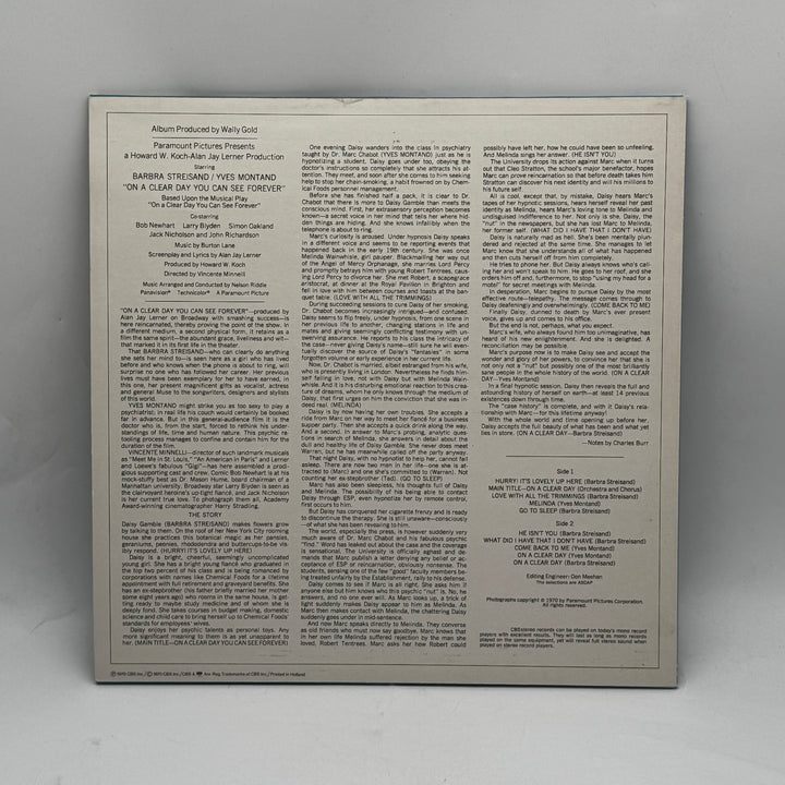 Klassisk vinyl LP med Barbra Streisand