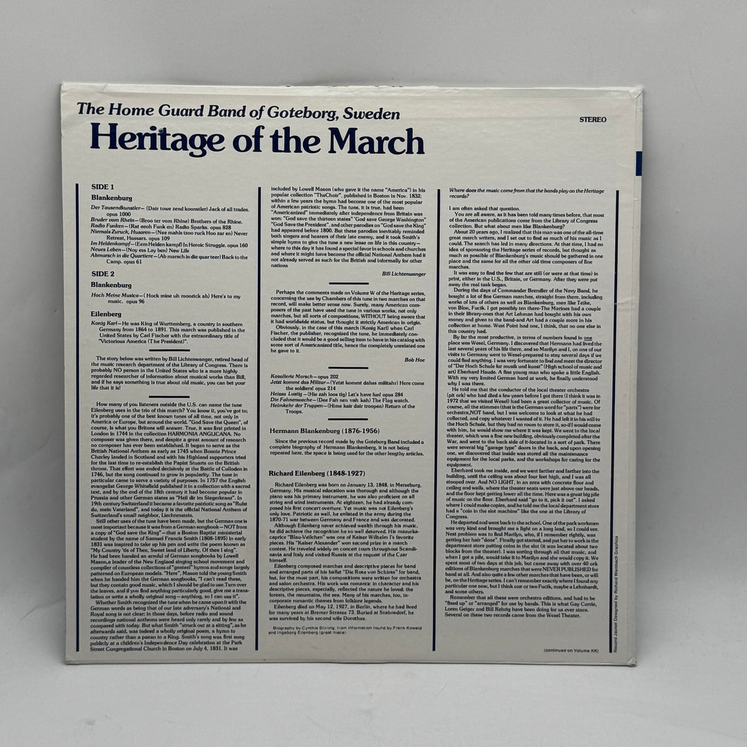 Heritage of the March vinyl retro musiksamling