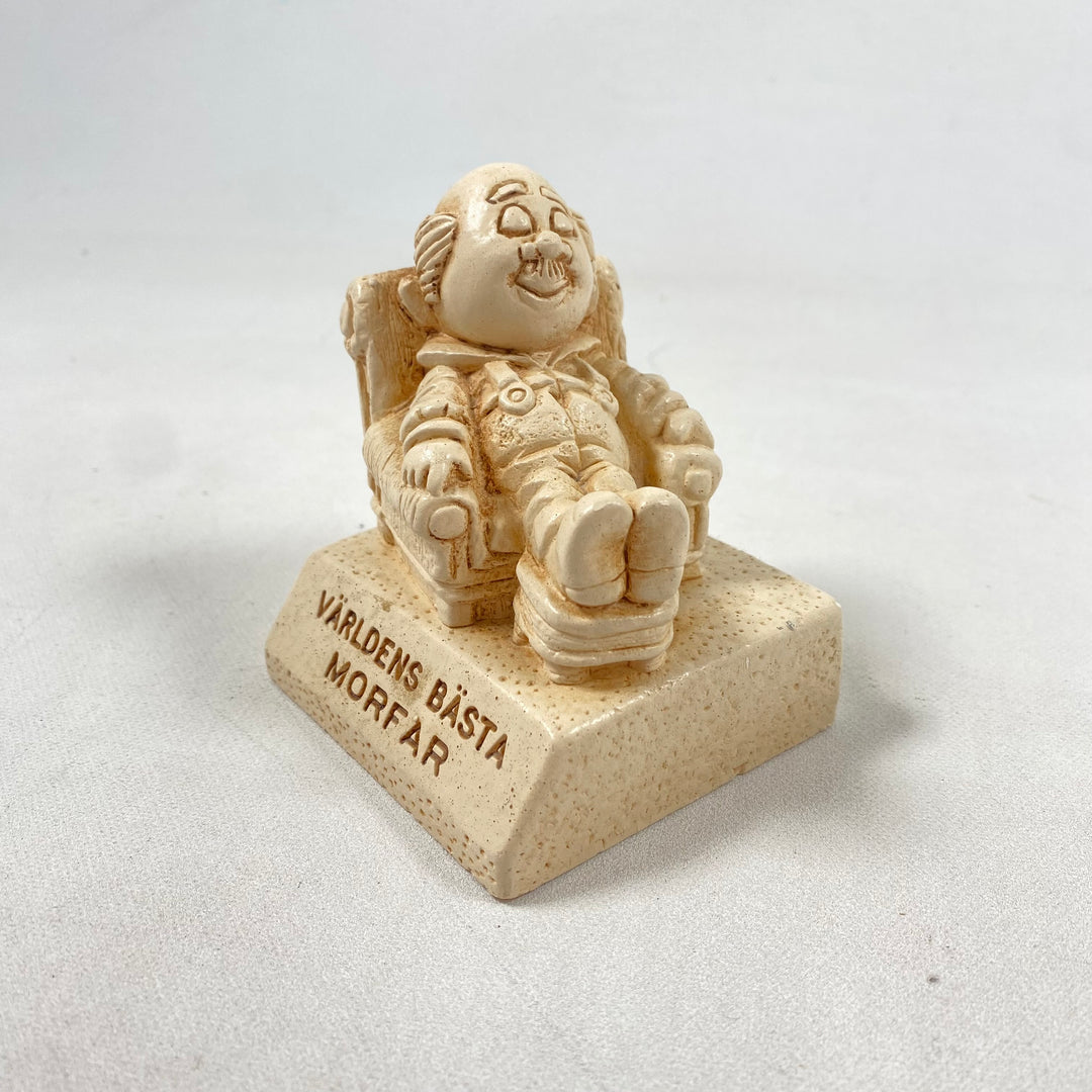 Keramikfigur Världens Bästa Morfar