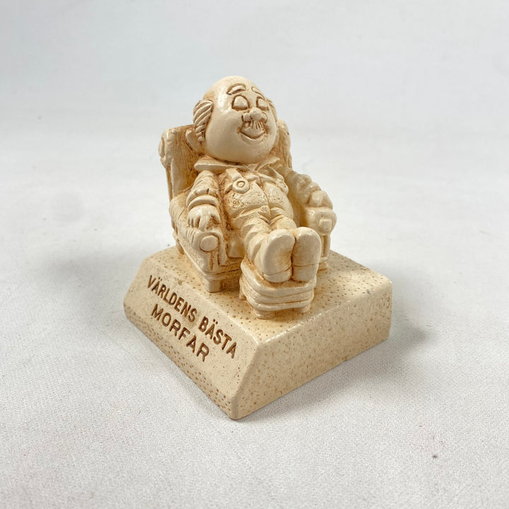 Keramikfigur Världens Bästa Morfar