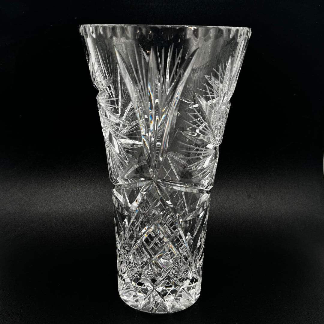 Retro kristallvas i utmärkt skick