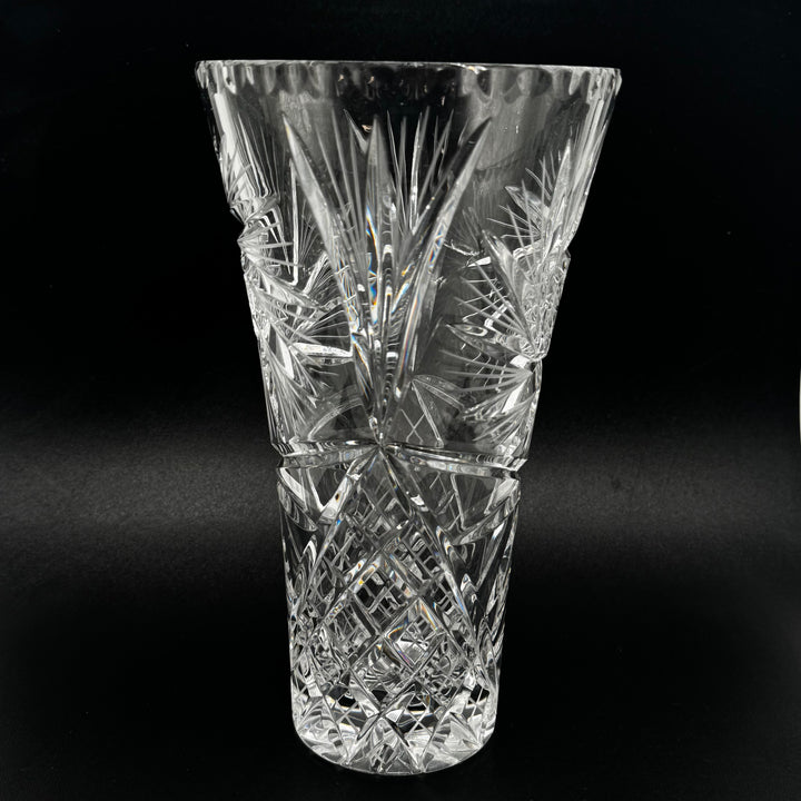 Retro kristallvas i utmärkt skick
