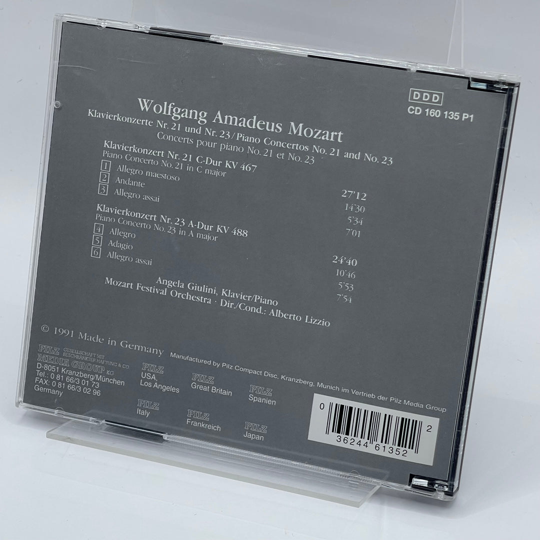 Mozart Klavierkonzerten CD i mycket gott skick