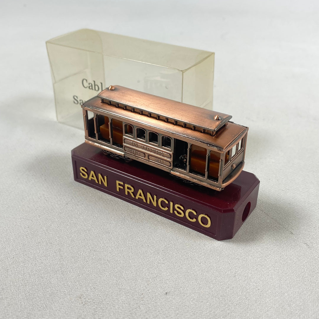 Retro Miniatyrmodell av San Francisco Kabelspårvagn