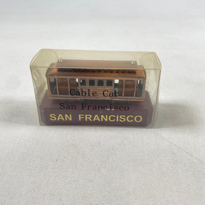 Retro Miniatyrmodell av San Francisco Kabelspårvagn