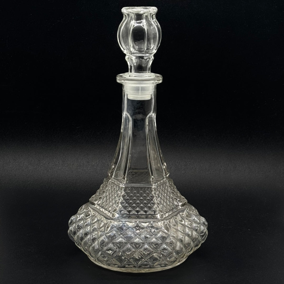 Elegant retro kristallkaraff i mycket gott skick