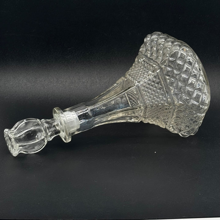 Elegant retro kristallkaraff i mycket gott skick